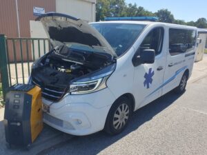 debouchage de filtre a particules ambulance yema 1