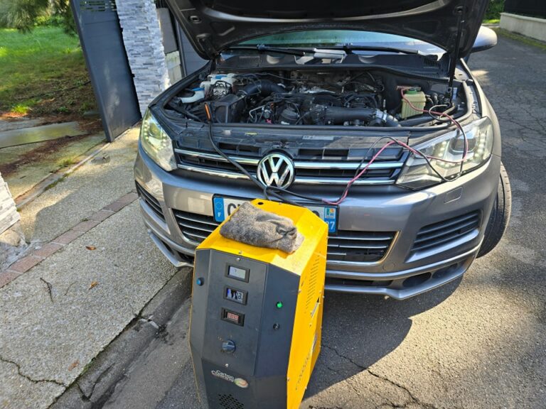 decalaminage a lhydrogene sur volkswagen touareg1