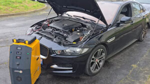 decalaminage sur jaguar xe