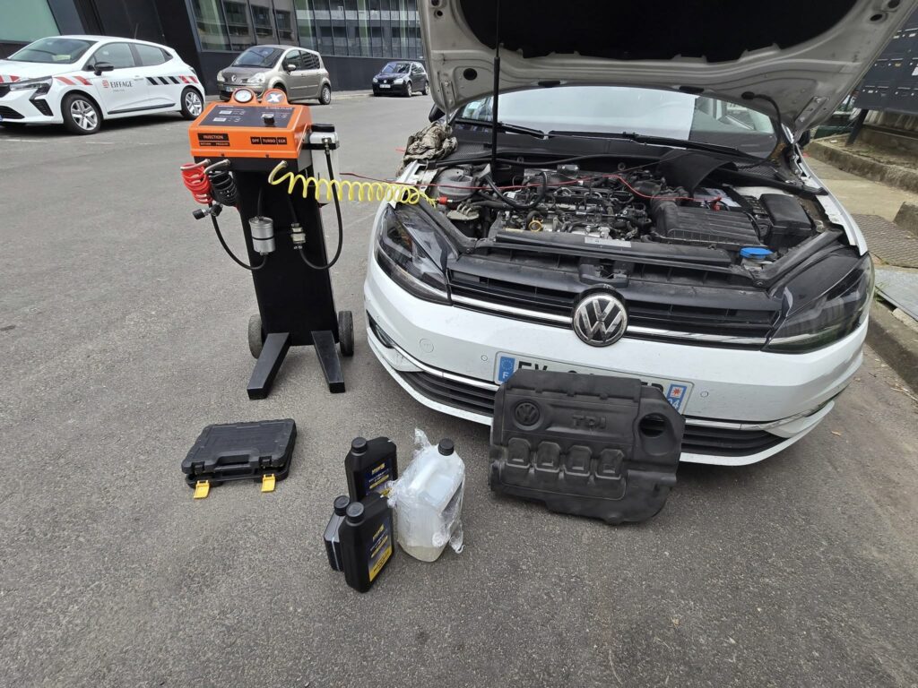 nettoyage du fap sur volkswagen golf71