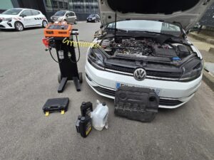 nettoyage du fap sur volkswagen golf71