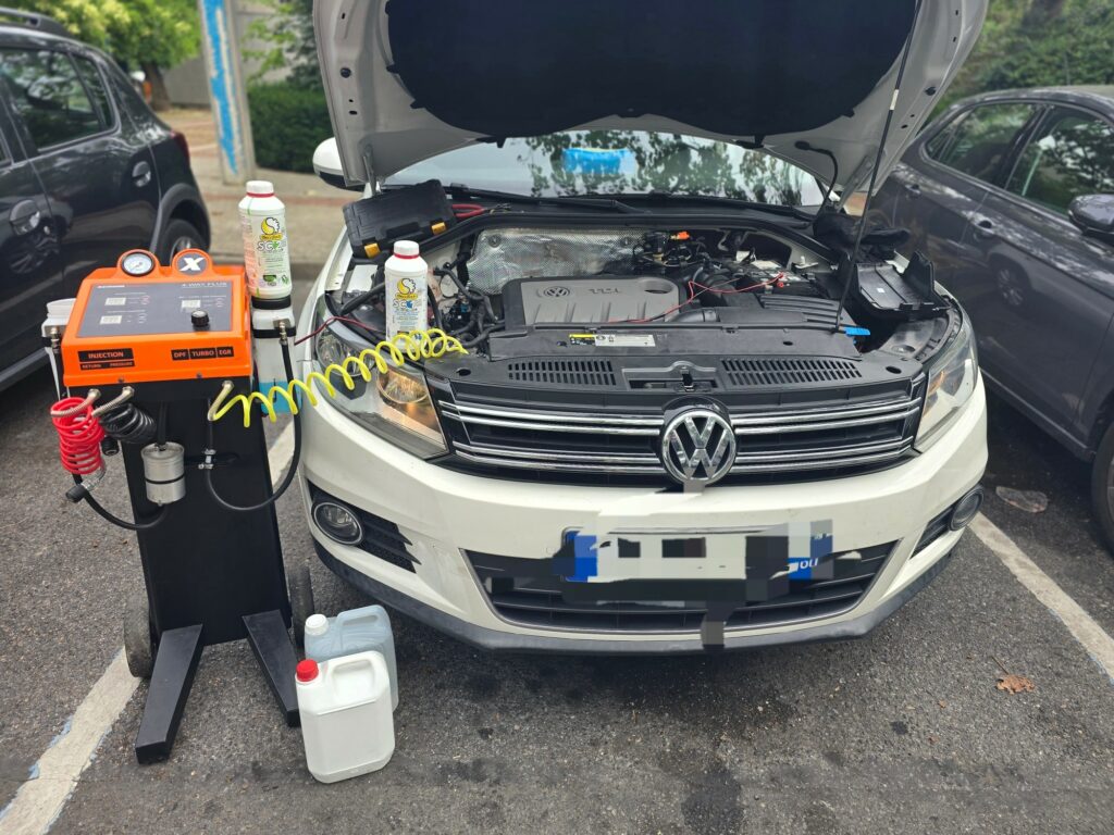 Nettoyage FAP sur Volkswagen Tiguan1