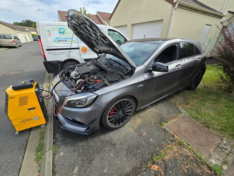 nettoyage du fap sur mercedes benz 5